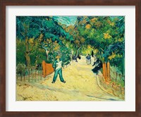 Entrance to the Public Gardens in Arles, 1888 Fine Art Print