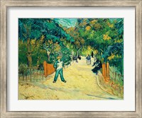 Entrance to the Public Gardens in Arles, 1888 Fine Art Print