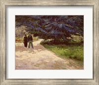 Couple in the Park, Arles, 1888 Fine Art Print