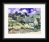 Thatched cottages at Cordeville Fine Art Print