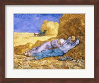 Noon, or The Siesta, after Millet, 1890 Fine Art Print