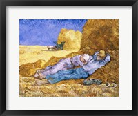 Noon, or The Siesta, after Millet, 1890 Fine Art Print