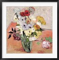 Roses and Anemones, 1890 Fine Art Print