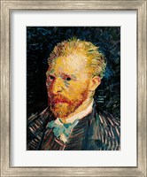 Self Portrait, 1887 - black Fine Art Print