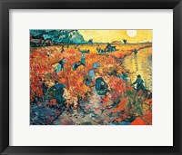 Red Vineyards at Arles, 1888 Fine Art Print