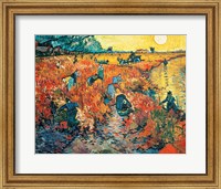 Red Vineyards at Arles, 1888 Fine Art Print