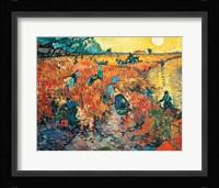 Red Vineyards at Arles, 1888 Fine Art Print