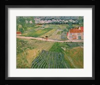 Landscape at Auvers after the Rain, 1890 Framed Print