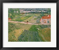 Landscape at Auvers after the Rain, 1890 Framed Print