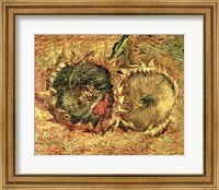 Two Cut Sunflowers, 1887 Fine Art Print