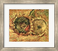 Two Cut Sunflowers, 1887 Fine Art Print