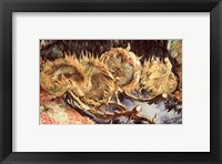 Four Withered Sunflowers, 1887 Fine Art Print
