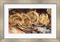Four Withered Sunflowers, 1887 Fine Art Print