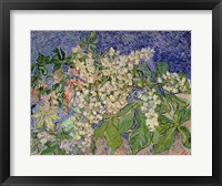Blossoming Chestnut Branches, 1890 Framed Print