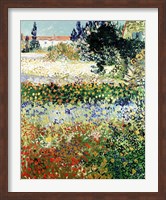 Garden in Bloom, Arles, 1888 Fine Art Print