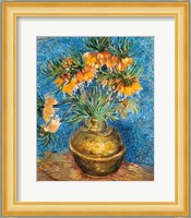 Crown Imperial Fritillaries in a Copper Vase, 1886 Fine Art Print