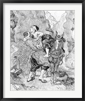 The Good Samaritan, after Delacroix, 1890 Fine Art Print