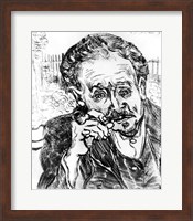 The Man with the Pipe, Portrait of Doctor Paul Gachet Fine Art Print