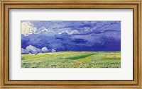 Wheatfields under Thunderclouds, 1890 Fine Art Print