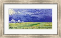 Wheatfields under Thunderclouds, 1890 Fine Art Print