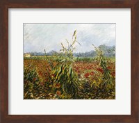 Corn Fields and Poppies, 1888 Fine Art Print