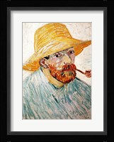 Self Portrait, 1888 wearing a hat Fine Art Print