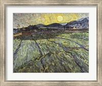 Enclosed field with rising sun, 1889 Fine Art Print