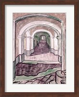 Arched Hallway Fine Art Print