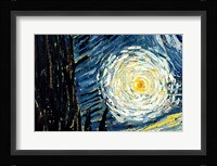 The Starry Night, June 1889 Detail D Fine Art Print
