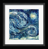 The Starry Night, June 1889 Detail B Fine Art Print