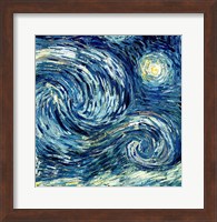 The Starry Night, June 1889 Detail B Fine Art Print