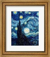 The Starry Night, June 1889 Detail A Fine Art Print