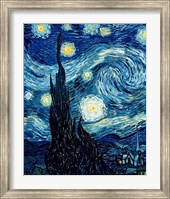The Starry Night, June 1889 Detail A Fine Art Print