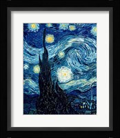 The Starry Night, June 1889 Detail A Fine Art Print