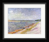 Moored Boats, 1887 Framed Print