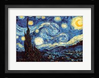The Starry Night, June 1889 Framed Print