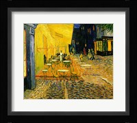 Cafe Terrace, Place du Forum, Arles, 1888 (detail 2) Fine Art Print