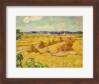 The Haystacks Fine Art Print