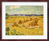 The Haystacks Fine Art Print