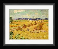 The Haystacks Fine Art Print