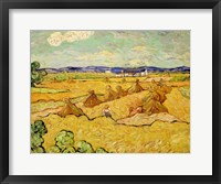 The Haystacks Fine Art Print