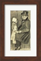 Seated Man with his Daughter, 1882 Fine Art Print