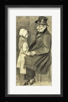 Seated Man with his Daughter, 1882 Fine Art Print