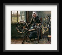 Peasant Woman Winding Bobbins Fine Art Print