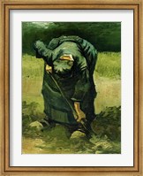 Peasant Woman Digging, 1885 Fine Art Print