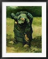 Peasant Woman Digging, 1885 Fine Art Print