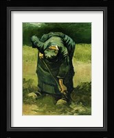 Peasant Woman Digging, 1885 Fine Art Print