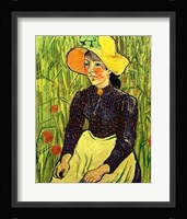 Portrait of Einer Jungen Bauerin Fine Art Print