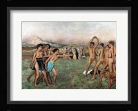 Young Spartans Exercising, c.1860 Fine Art Print