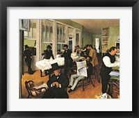 The Cotton Exchange, New Orleans, 1873 Framed Print